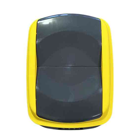 Бак для мусора Planet Hippo 25 л антрацитовый-желтый Київ