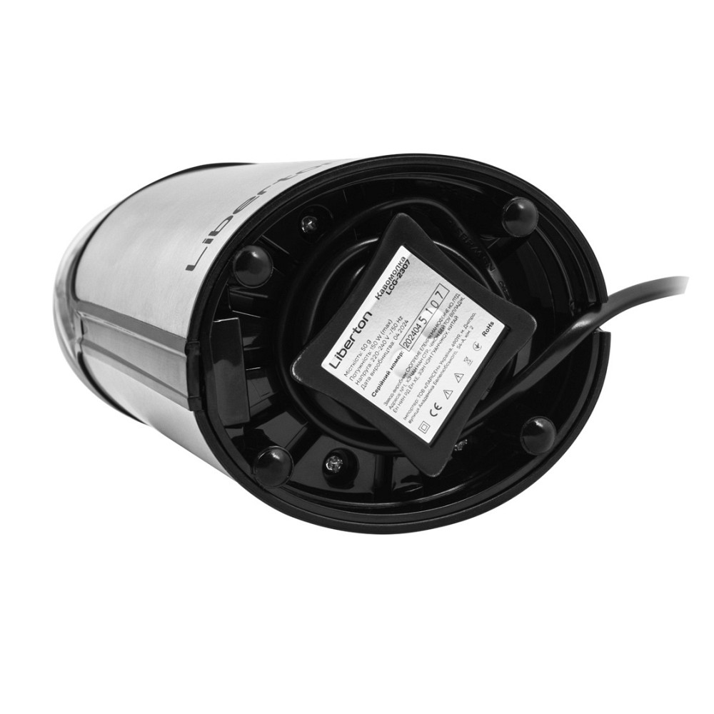 Кофемолка Liberton LCG-2307 150 Вт серебристая Київ - зображення 7