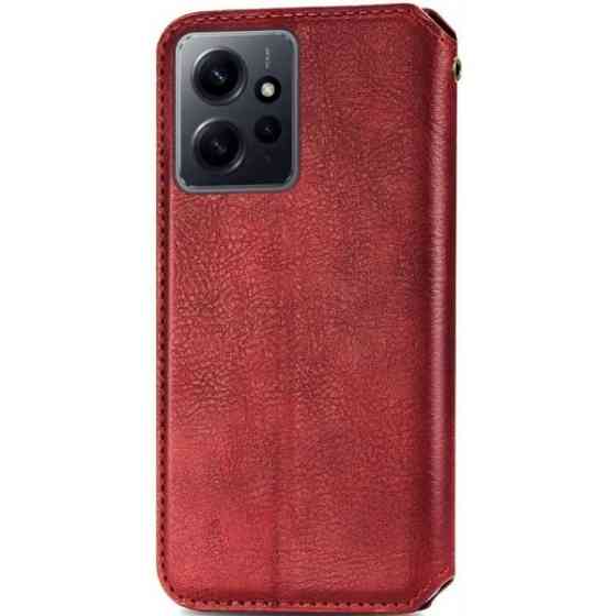 Чохол-книжка Getman Cubic для Xiaomi Redmi Note 12 4G Червоний (Код товару:29226) Харьков