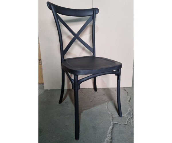 Стілець Кросс пластиковий чорний Дніпро - зображення 5