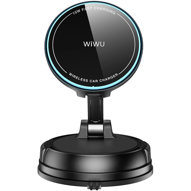 Автодержатель с БЗУ WIWU CH-326 Universal Vacuum Suction Magnetic 15W Херсон - изображение 4