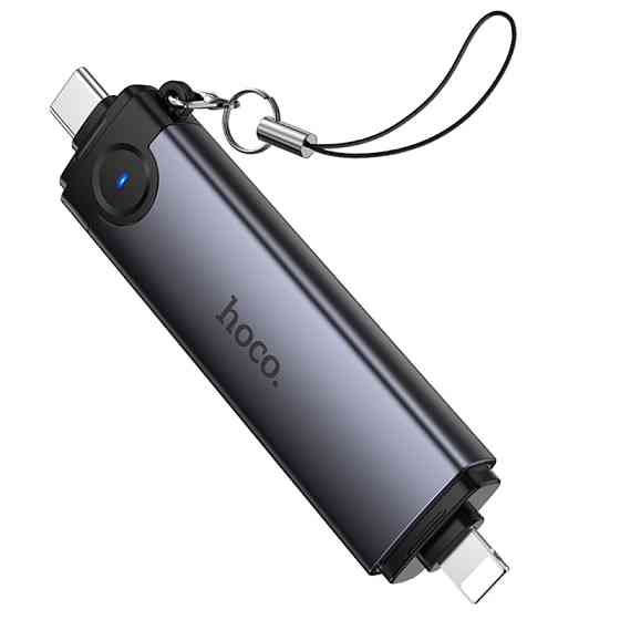 Картридер Hoco HB56B Victory 5in1 Type-C/Lightning to SD/TF3.0 + USB 2.0 Херсон