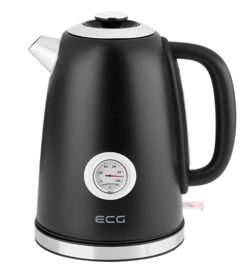 Електрочайник ECG RK-1700-Magnifica-Nero 1.7 л чорний Київ - зображення 1