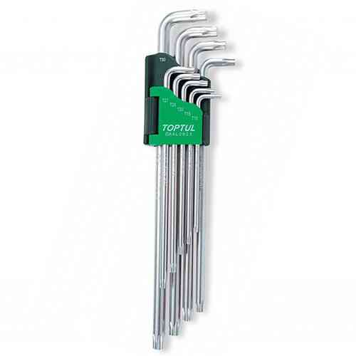 Г-образные ключи TORX TOPTUL T10-T50 9ед. супердлинные GAAL0923 Харків