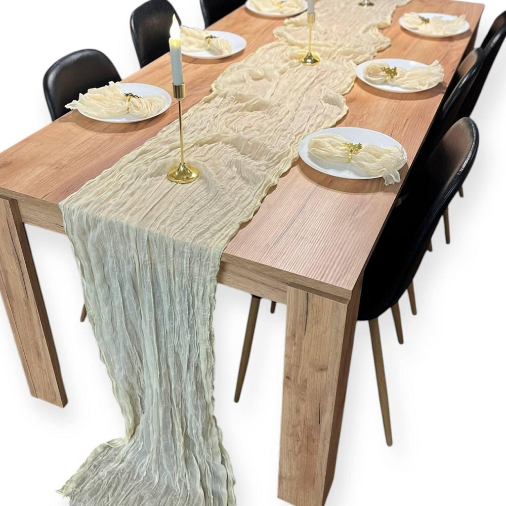 Раннер с салфетками 6шт Leeseph бежевый Одесса - изображение 1