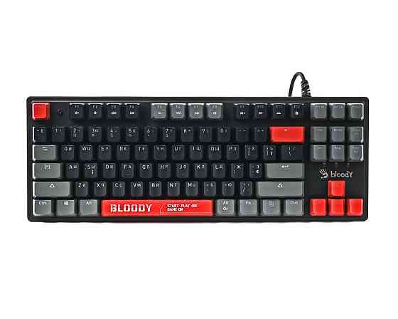 Клавиатура компьютерная проводная Bloody S310N Energy Red красная Київ