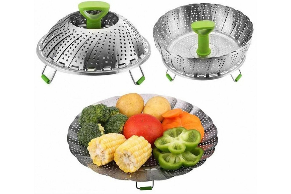 Пароварка Kamille Lamarche складная Ø 27,5 см KM 8843 Одеса - зображення 5