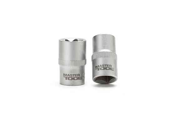 Набор головок торцевых E-TORX MASTERTOOL ¼" E4-E10 ½" E10-E22 CrV 14 шт металлический кейс 78-1414 Харків