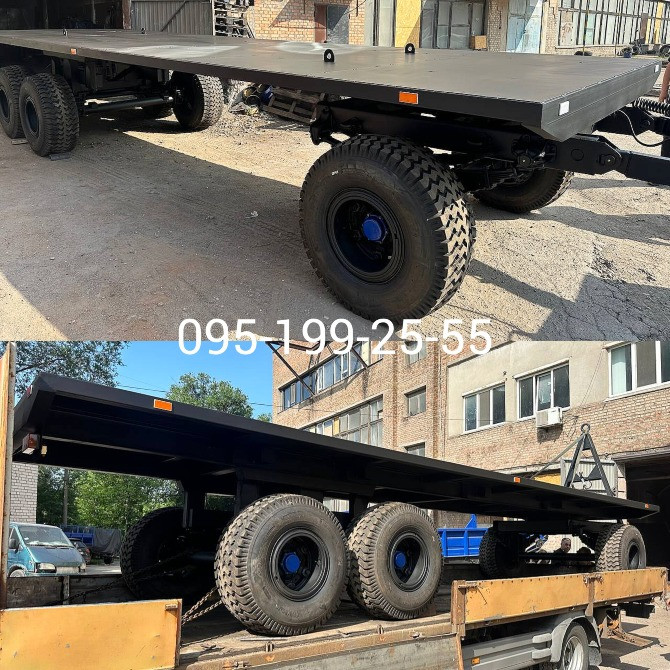 Тракторний причіп-платформа 3ПТС-20, 3ПТС-12 Днепр - изображение 1