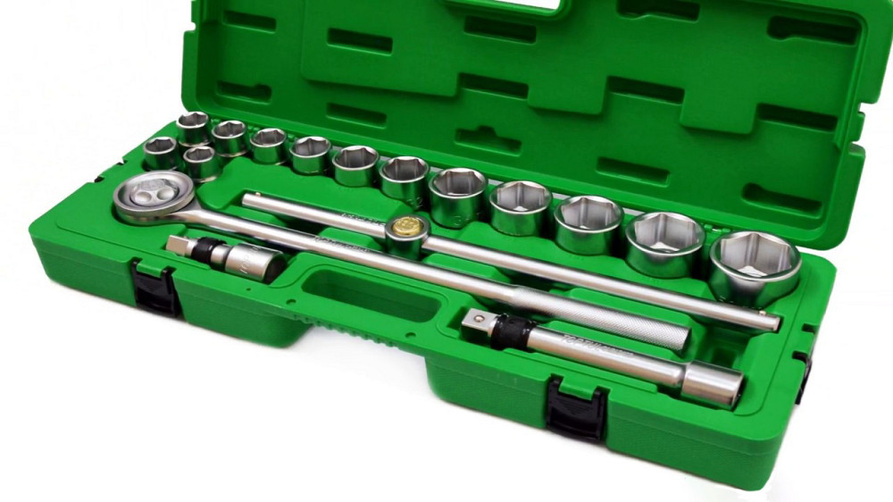 Набор головок с трещоткой TOPTUL 3/4" 17ед. (6-гр.) GCAI1701 Харьков - изображение 3