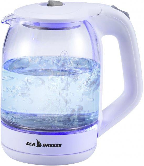 Чайник электрический Sea Breeze SB-015 1.8 л белый Киев - изображение 1