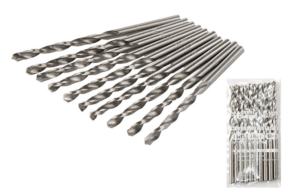 Сверло для металла MASTERTOOL HSS 3.0х61 мм WHITE 10-1030 Харків - зображення 1