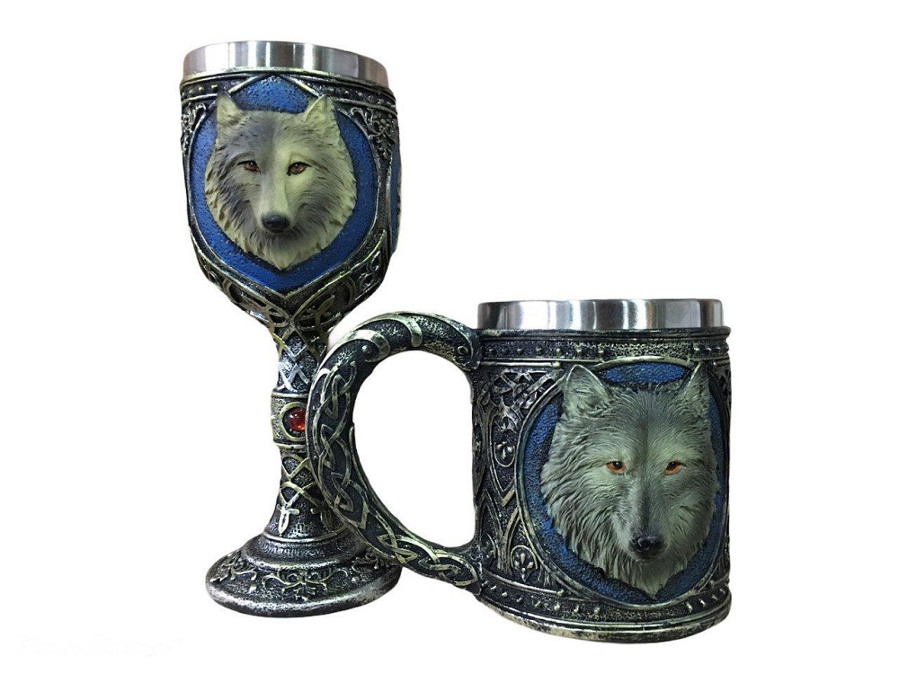 Подарочный набор Кружка Бокал 3 Волк Подарок Київ - зображення 5