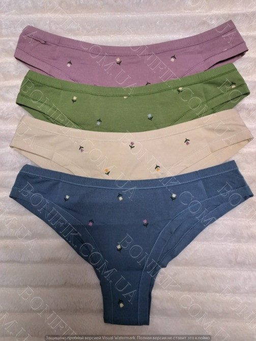 Цветные женские трусы-бразилианы ТМ "Obrana" (Anabel Arto) (арт. 200-20/4) Кривий Ріг - зображення 5