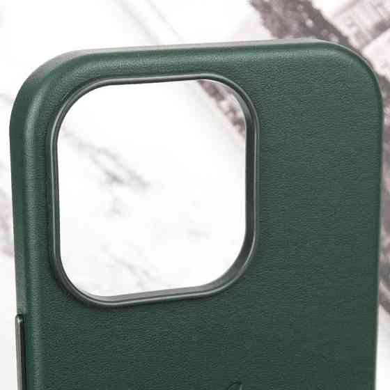 Кожаный чехол Leather Case (AAA) with MagSafe and Animation для Apple iPhone 15 Pro (6.1") Херсон