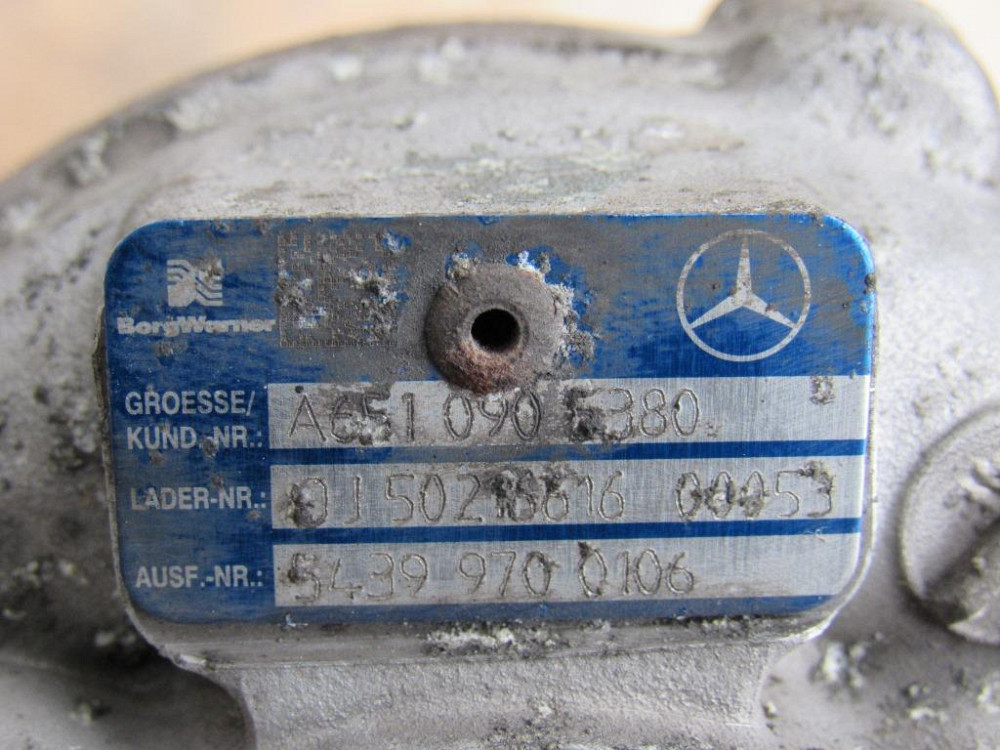 Турбина Mercedes Sprinter 2.2 Bi turbo 2011-2019 (A6510905380) Ковель - зображення 4