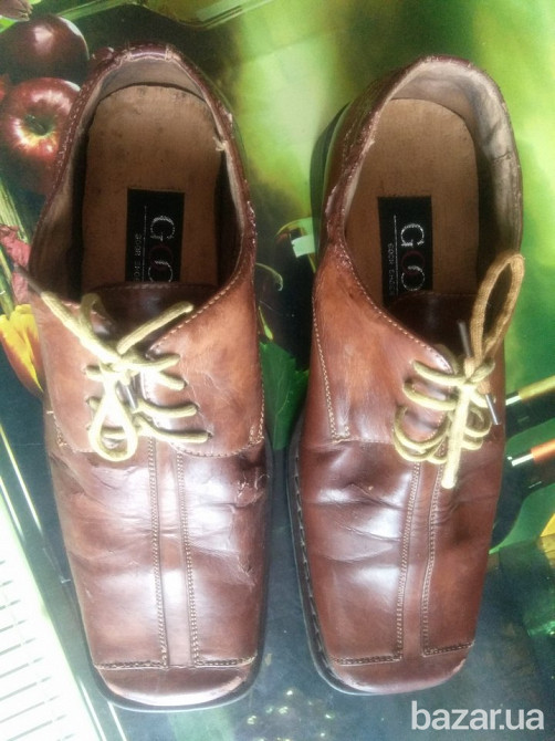 Туфлі ділові чоловічі на шнурку GOOR(41розмір) Львов - изображение 2