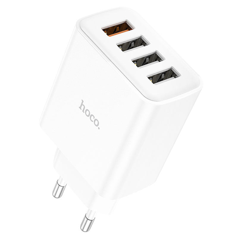 СЗУ Hoco C102A Fuerza QC3.0 (4USB-A) Херсон - зображення 1