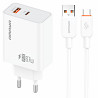 Уценка СЗУ Amaya E72D PD67W+QC3.0 (1USB-A/1C) + кабель USB to Type-C Херсон