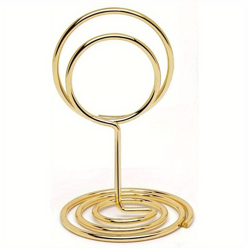 Подставка для карточек рассадки гостей, ценникодержатель Leeseph 10шт золото MV038 Одеса - зображення 6