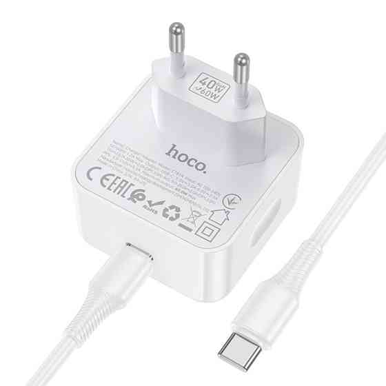 Уценка СЗУ Hoco C161A Speed PD40W (1USB-C) + кабель Type-C to Type-C Херсон