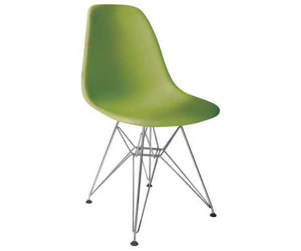 Стілець Тауер ніжки метал пластик зелений Дніпро - зображення 1