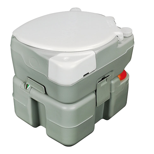 Портативный диагональный биотуалет, поршневой насос, клапан, индикатор, патрубок, 20 л. 6320TDS Киев - изображение 1