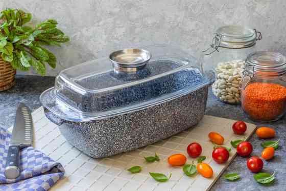 Гусятница с крышкой Edenberg EB-8007 32 см 4.5 л Київ