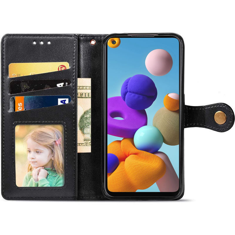 Кожаный чехол-книжка GETMAN Gallant (PU) для Samsung Galaxy A21s Херсон - зображення 2