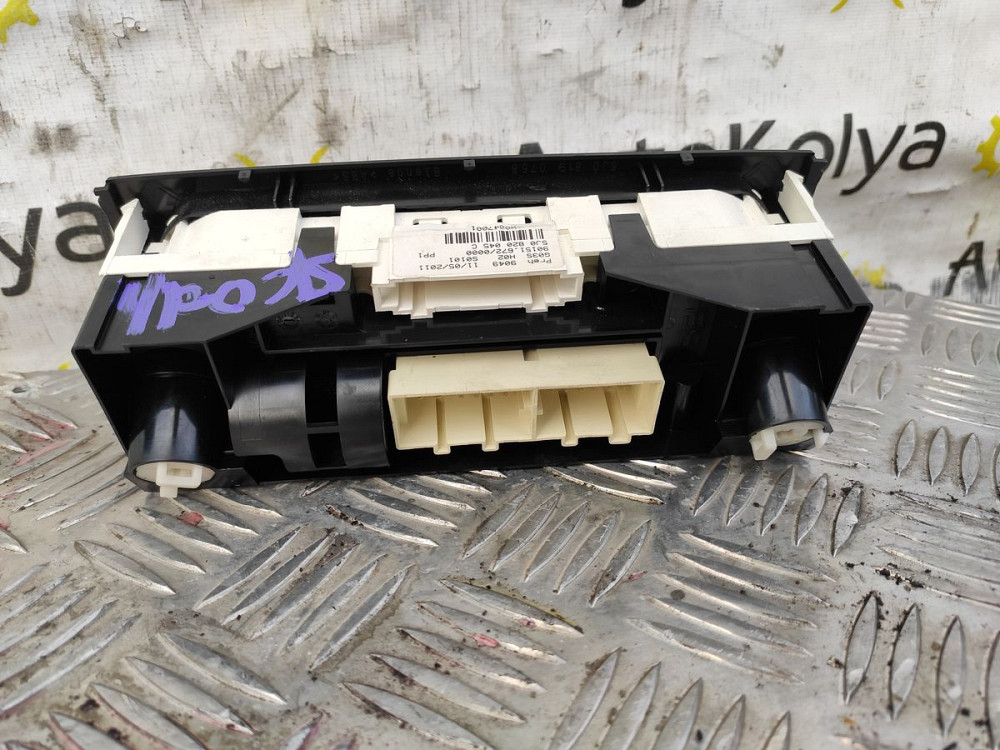 Блок управления печкой AirBag Skoda Fabia II 2007-2014 Ковель - зображення 6