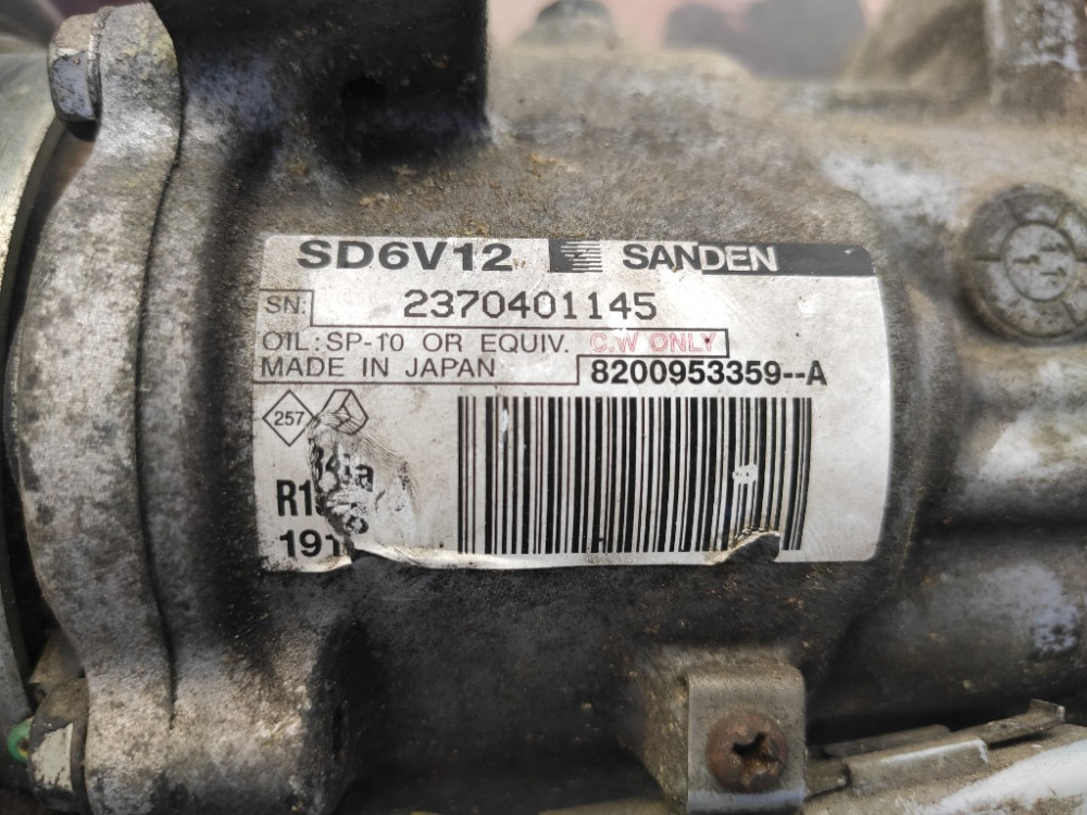Компрессор кондиционера Renault Kangoo 1.5 dci 2008-2023 (8200953359) Ковель - зображення 9