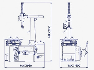 Шиномонтажный станок BRIGHT автоматический 10"-24" LC887E 380V Харьков - изображение 2