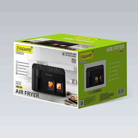 Аэрофритюрница Maestro MR-760 2400 Вт черная Киев