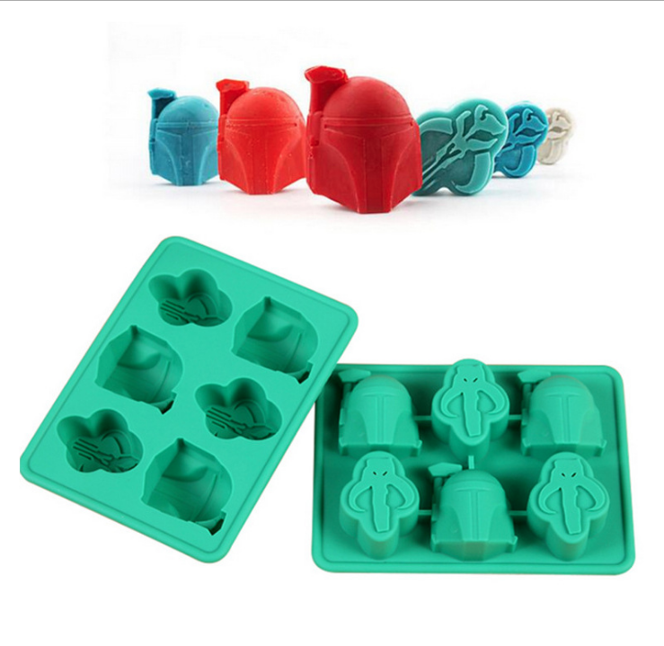 Силиконовая 3 форма для льда Боба Фетт (код 00455) Київ - зображення 2