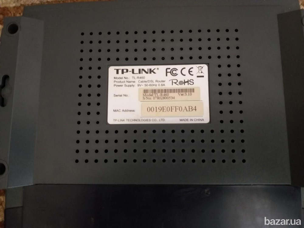 Роутер Cable/DSL.Router. TR-LINK. TL-R460. -1шт 350грн Харьков - изображение 3