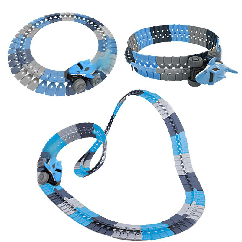 Интерактивный трек с инерционной машинкой SHT 5510-3 Shark Trak (92pcs/1CAR) Херсон - изображение 1