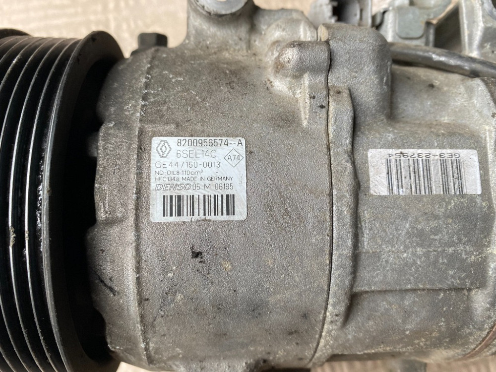Компрессор кондиционера Renault Megane III 1.9 dCi 2009-2016 (8200956574) Ковель - зображення 6