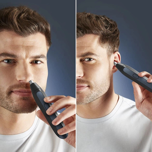 Триммер для носа и ушей Rowenta NOSE TRIMMER TN3720E0 черный Київ - зображення 7