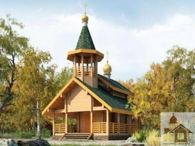 Дерев’яна церква з оциліндрованих колод під ключ Одеса - зображення 1