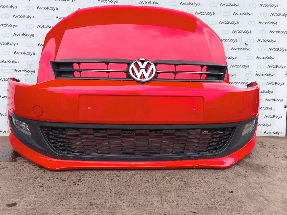 Ноускат бампер передний + капот VW Polo 2009-2016 (6R0807221R) Ковель - изображение 2