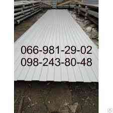 Профнастил белого цвета, РАЛ 9003 глянец. Київ