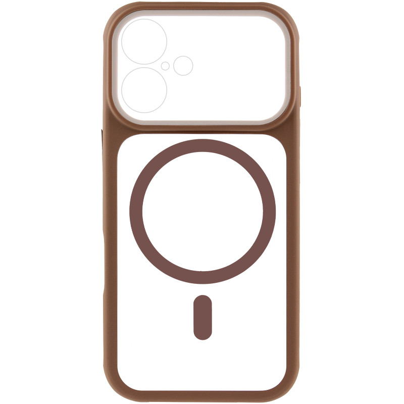 Чехол TPU+PC GETMAN Moon Clear with MagSafe для Apple iPhone 16 (6.1") Херсон - зображення 3