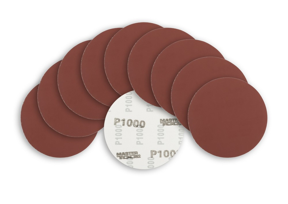 Круг шлифовальный на липучке MASTERTOOL 125 мм зерно 1000, набор 10 шт 08-2581 Харьков - изображение 3