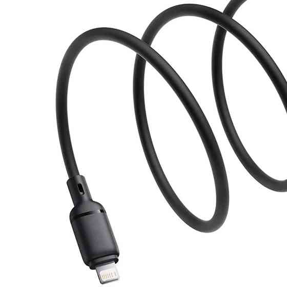 Дата кабель Baseus Silky Series OS Fast Charging USB to Lightning 2.4A (1m) (P1037770) Херсон