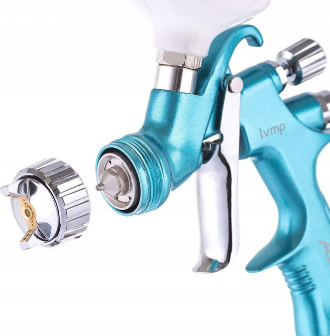 Краскопульт пневматический LVMP верх.пласт.бачок 250мл, 1,2мм  AUARITA NOVA-LIGHT-1.2 Харьков - изображение 5