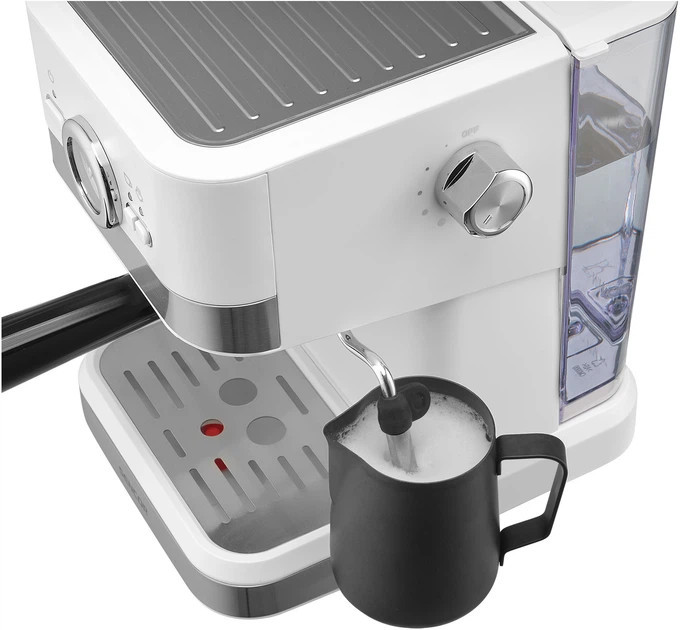 Кофеварка рожковая Sencor SES 1720WH 1050 Вт белая Київ - зображення 4