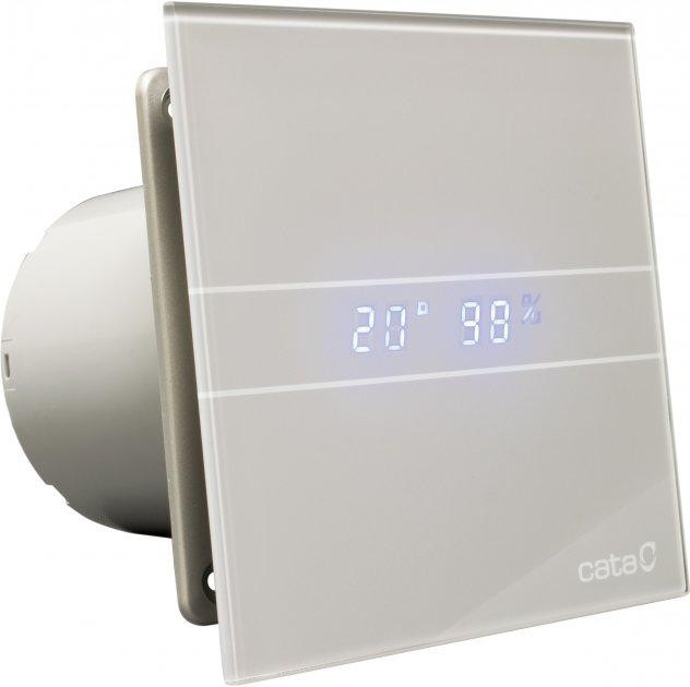 Вытяжной вентилятор CATA E-100 GSTH TIMER HYGRO SILVER (00900600) для ванной комнаты Киев - изображение 3