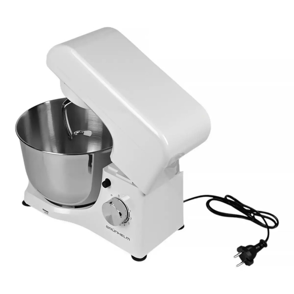 Кухонный комбайн Grunhelm GKM0019W 1500 Вт белый Київ - зображення 3