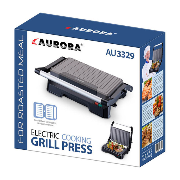 Электрогриль Aurora 3329AU 850 Вт Київ - зображення 3