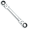 Ключ гаечный накидной с трещоткой и шарниром TOPTUL 16х18мм AOAE1618 Харьков